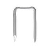 Briscon SN-40-B-SS-100 Stainless Steel Cable Staple, 1/2" x 1", Pack of 100