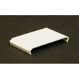 Wiremold 2400WC Wire Clip Fitting, Ivory Steel, for 2400 Series Raceway