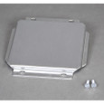 Wiremold LTF48-B Multiplex Blank Faceplate, Aluminum