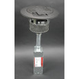 Wiremold RC3ATCGY RC3 Series Multi-Service Poke-Thru Assembly, Gray