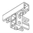 Kindorf B928 Deep U-Support Connector, Galvanized Steel, 4-7/16" Length, Pack of 100