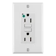 Leviton GFNT1-HGW Hospital Grade Tamper-Resistant GFCI Receptacle, White