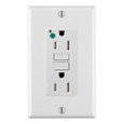 Leviton GFTR1-HGW GFCI Tamper-Resistant Receptacle, Hospital Grade, White