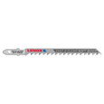 Lenox 1990848 T-Shank Clean Wood Cutting Jig Saw Blade, 4" x 5/16", 6 TPI, 5-Pack