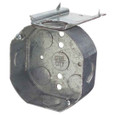 Steel City 54151L Octagonal Box, 1/2" KO, L-Bracket