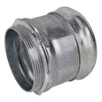Steel City EMT Compression Connector (Insulated, Zinc-Plated Steel)