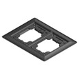 Steel City P64P 2-Gang Carpet Plate Flange Poke-Thru Cover