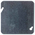 Steel City 72C1 4-11/16" Square Steel Outlet Box Cover, Flat, Blank