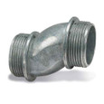Steel City HO224 1-1/4" Nipple, Offset 3/4" RGD/IMC Die Cast Offset Nipple