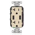 Leviton USB Charger Combination Duplex Receptacle Wall Outlet