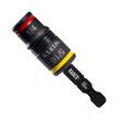 Klein Tools 32933M 6-in-1 Impact Rated Flip Socket Set