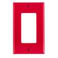 Leviton 80401 1-Gang Decora/GFCI Wallplate, Nylon
