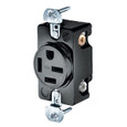 Hubbell Industrial Heavy-Duty Straight Blade Single Receptacle