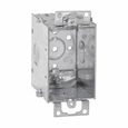 Crouse-Hinds CRSTP Steel 1-Gang Gangable Switch Box, 2-Inch x 3-Inch