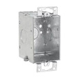 Crouse-Hinds CRSTP Steel 1-Gang Gangable Switch Box, 2-Inch x 3-Inch