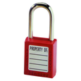 IDEAL Industries Safety Padlock, 1-1/2" Shackle, w/Key