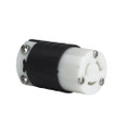 Pass & Seymour PSL515C 15A NEMA L515 Connector, Black/White Nylon Body