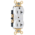 Pass & Seymour Heavy-Duty Spec-Grade Duplex Receptacle, 20A 125V