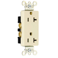 Pass & Seymour 26352 20A 125V Heavy-Duty Specification Grade Decorator Duplex Receptacle
