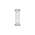 Pass & Seymour 80700 Toggle Switch Wallplate Insert