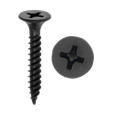 Minerallac #6 Coarse Thread Drywall Screws with Bugle Head, Black Phosphate Finish, 100 Pack