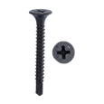 Minerallac #6 Tek Point Drywall Screws, Black Phosphate, 100 Pack