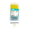 Minerallac Phillips/Slotted Pan Head Plastic Anchor Kit (Yellow Dyed) - 201 Piece Professional Installation System
