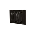 Bell 1-Gang Horizontal Weatherproof Duplex Cover, Aluminum