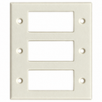 Mulberry Steel GFI Block Wallplate for Duplex/GFI Receptacle, Ivory