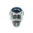 Thomas & Betts Insulated Liquid-Tight Straight Connector, Steel