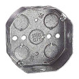 Steel City 4" Octagonal Box, 1/2" Depth
