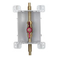 Sioux Chief 687 Blue ABS Single-Valve Service Box with Drain