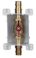 Sioux Chief 687 Blue ABS Single-Valve Service Box with Drain