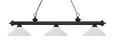 Z-Lite Riviera 3 Light Billiard