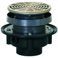 Sioux Chief 83349 833 Series Adjustable ABS Round Floor Drain