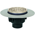 Sioux Chief 822-2ANR ABS Adjustable Round Drain Halo, No-Hub Outlet