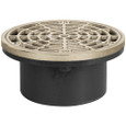 Sioux Chief 843-2ANR Big Mouth ABS Floor Drain with Nickel Bronze Strainer, 2"