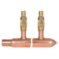 Sioux Chief 672WV0830 1" Copper Manifold with 8 Valved 1/2" Outlets, Closed End