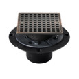 Sioux Chief 821-2A-3 Membrane-Compatible ABS Shower Pan Drain, Selectable Strainer Finish