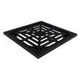 Sioux Chief 821-2S Cast Brass Strainer & Ring, 4.5" Square
