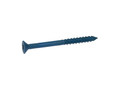 Tapcon Flat Head Concrete Screw, Blue Climaseal Coating, Box of 100