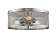 Z-Lite Meshsmith 3 Light Flush Mount