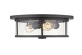 Z-Lite Savannah 3 Light Flush Mount