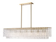 Z-Lite Glacier 7 Light Linear Chandelier