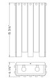 345-4S-PN Line Drawing