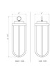 5005CHB-BK-LED Line Drawing