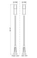 517PHM-519P-BK-LED Line Drawing