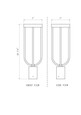 5005PHM-BK-LED Line Drawing