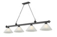 Z-Lite Cordon 4 Light Billiard