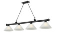 Z-Lite Cordon 4 Light Billiard